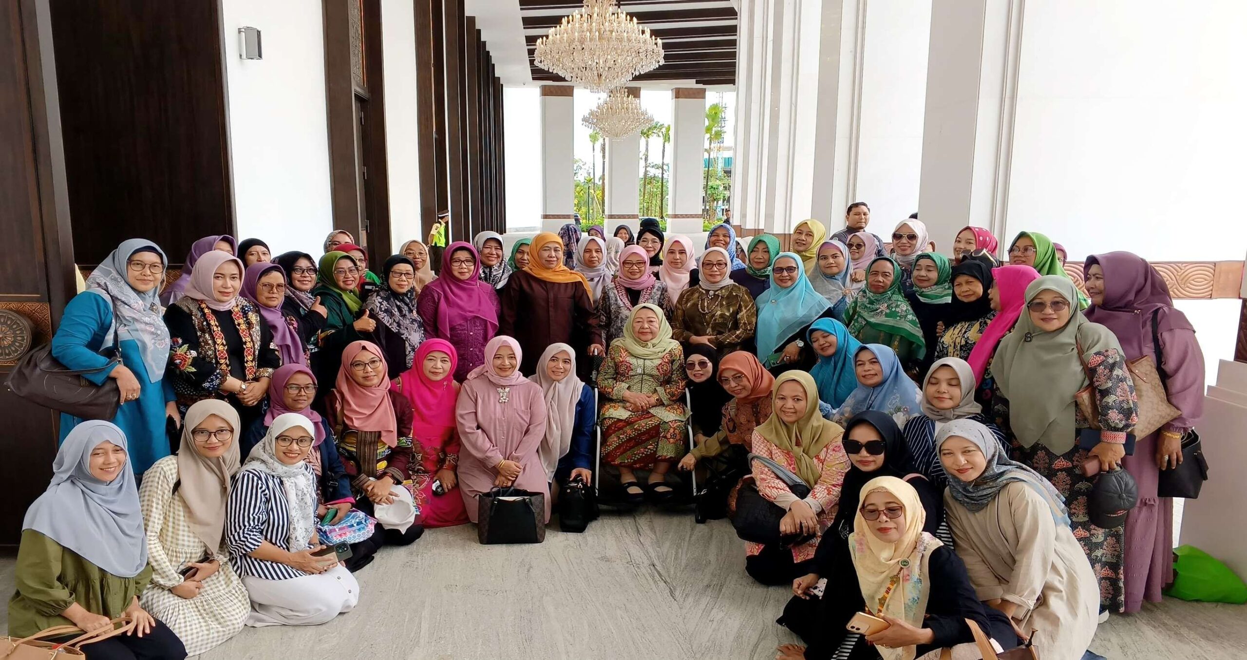 Kunjungan Pengurus Pusat Muslimat NU di Istana Garuda IKN, Senin (12/5/2025